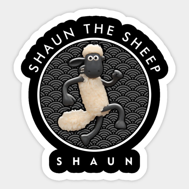 Classic Shaun Cartoon The Sheep TV Series Sticker by WelchCocoa